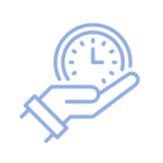 Ahorro tiempo icono Ahorro tiempo icono