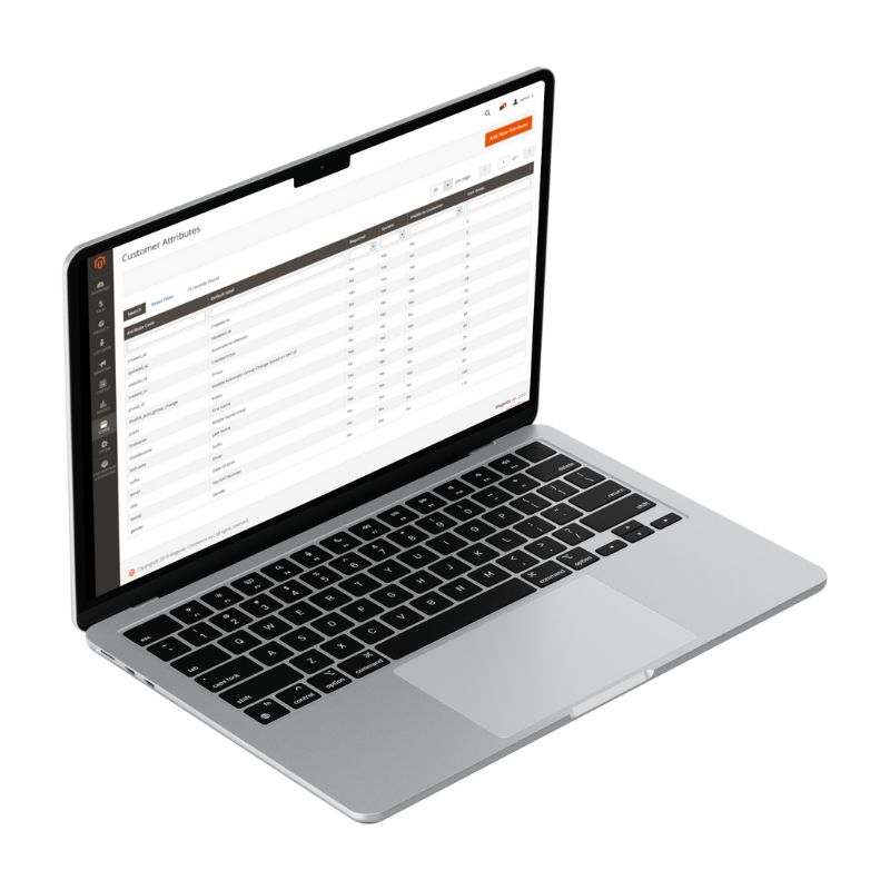 magento dashboard squared