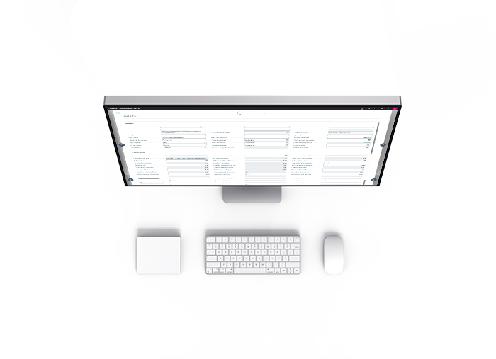 ordenador construccion mockup