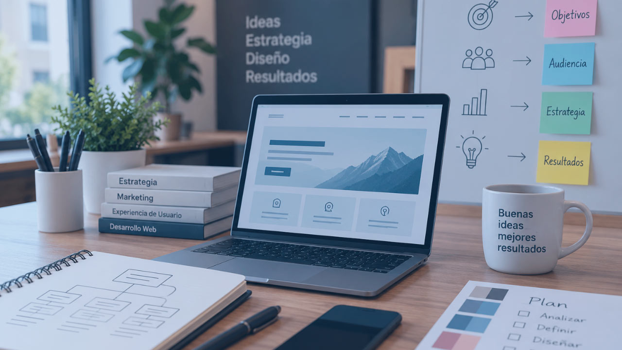 Qué estructura debe tener una web corporativa al aprender cómo diseñar una página web